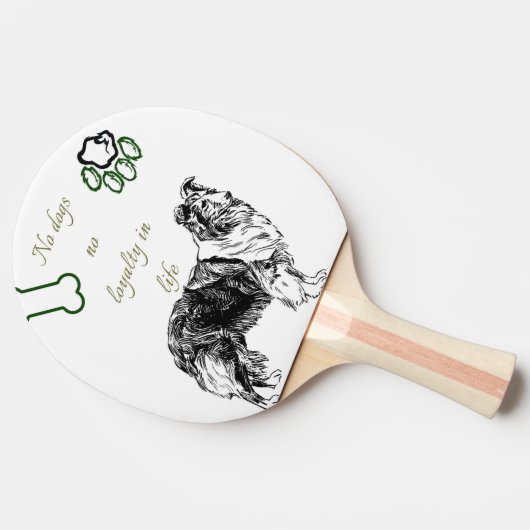 Dog 卓球ラケット (横)