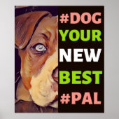 #Dog、新し最高のい#Pal ...ピットブル ポスター (正面)