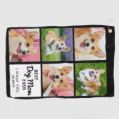 DOG 最高の MOM Ever – ゴルファーパーソナライズされた- 5写真 ゴルフタオル (横)