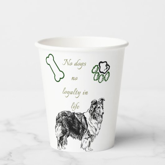 Dog 紙コップ (正面)