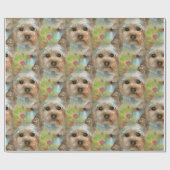 Dog 117 Yorkie ラッピングペーパー (フラット)