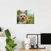 Dog 117 Yorkshire ポスター (ホームオフィス)