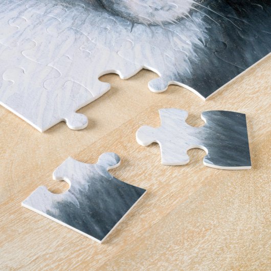 dog 128 color Boston Terrier ジグソーパズル (側面)