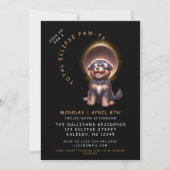 Dog 2024トータル太陽のEclipse表示パーティー 招待状 (正面)