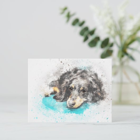 dog-2719601_1920 ポストカード (スタンド正面)