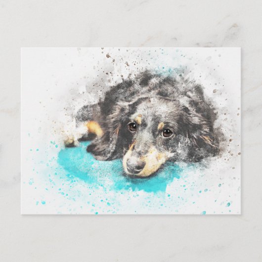 dog-2719601_1920 ポストカード (正面)