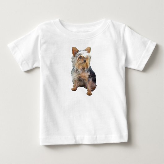 Dog 4 A、乳児シャツ ベビーTシャツ (正面)