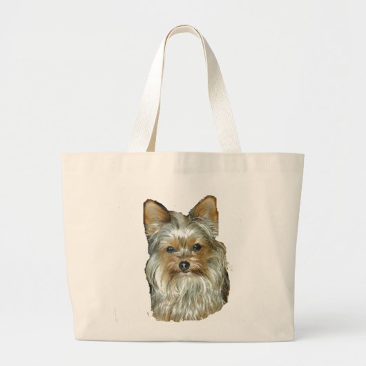 Dog 4, B, Yorkshire Terrier,ジャンボトート ラージトートバッグ (正面)