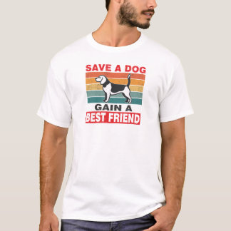 Dog Adoption T-Shirt: A Present for Rescue Dog Lov Tシャツ