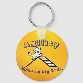 Dog Agility Themed Keychain キーホルダー