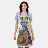 Dog and Cat Adoption and Rescue Apron エプロン (着用した状態)