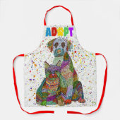 Dog and Cat Adoption and Rescue Apron エプロン (正面)