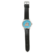 Dog and Cat Wrist Watch – Cute Pets Animal Timepie 腕時計 (フラット)