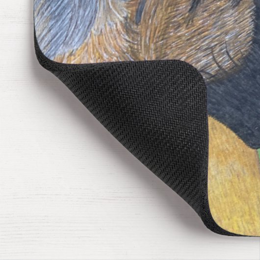 Dog and orange mouse pad マウスパッド (コーナー)