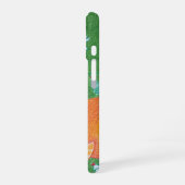 Dog and orange phone case iPhone 16ケース (左側面)