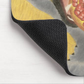 Dog and pomegranate mouse pad マウスパッド (コーナー)