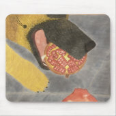Dog and pomegranate mouse pad マウスパッド (正面)