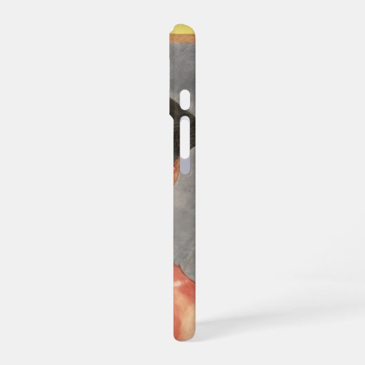 Dog and pomegranate phone case iPhone 16ケース (左側面)