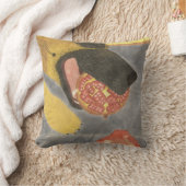 Dog and pomegranate pillow クッション (ブランケット)
