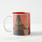 Dog and strawberry ツートーンマグカップ (左)