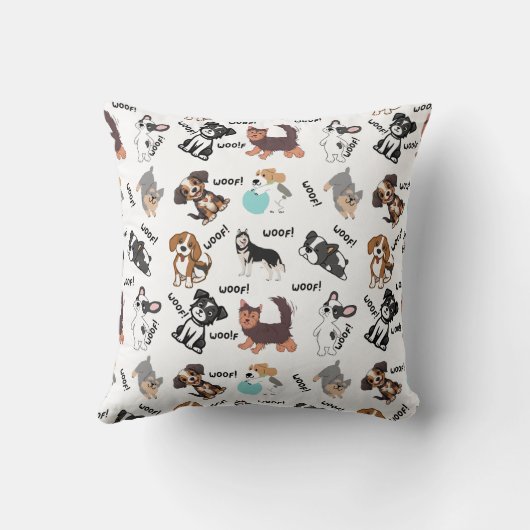 Dog and Woof  Cushion クッション (裏面)