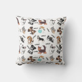 Dog and Woof  Cushion クッション (正面)
