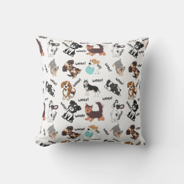 Dog and Woof  Cushion クッション