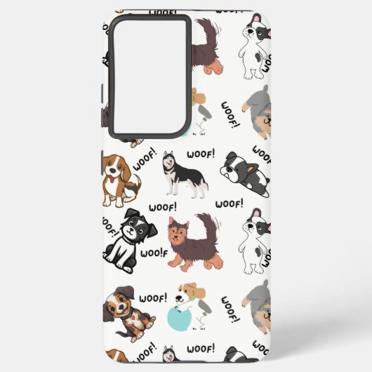Dog and Woof Samsung  Samsung Galaxyケース (裏面)