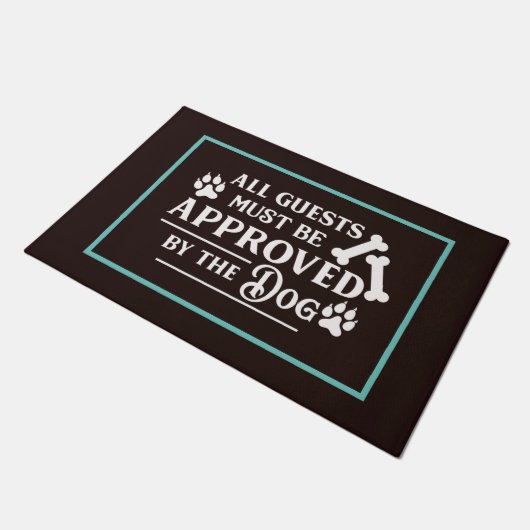 Dog Approval Door Mat ドアマット (アングル)