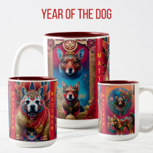 DOG ART 3デザインの年の誕生日