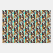 Dog Art Set ラッピングペーパーシート (正面3)