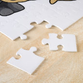 Dog as Groom with Bow ジグソーパズル (側面)