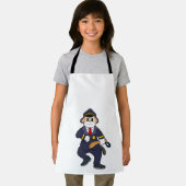 Dog as Police officer with Police uniform エプロン (インサイチュ)