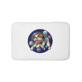 Dog Astronaut, space dog バスマット (正面)