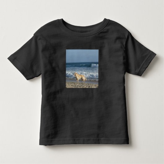 Dog At The Beach トドラーTシャツ (正面)