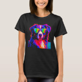 Dog Australian Shepherd Summer Tシャツ (正面)