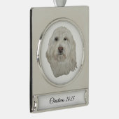 Dog Banner Ornament シルバープレートバナーオーナメント (右)