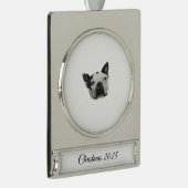 Dog Banner Ornament シルバープレートバナーオーナメント (右)