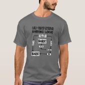 Dog Barking Logic, Dog Gift, Funny Curly-Coated Re Tシャツ (正面)