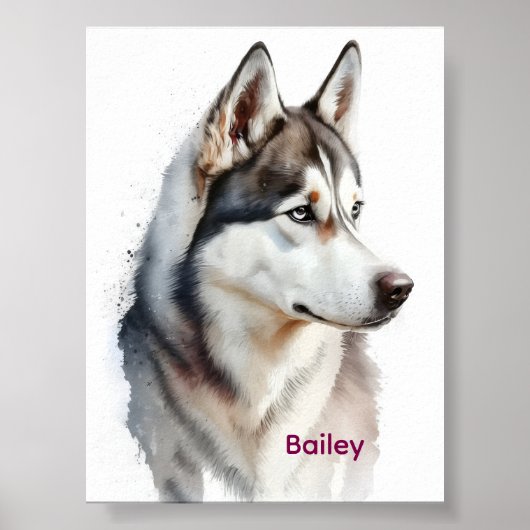 Dog Bathroom Wall Art, Boxer Taking a Bath Poster ポスター (正面)