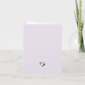 Dog Bereavement Sympathy Card with Dog Name カード (裏面)