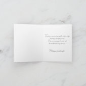 Dog Bereavement Sympathy Card with Dog Name カード (内部)