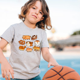 Dog Bread , Circle  Tシャツ