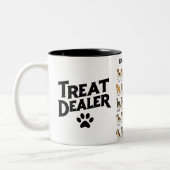 Dog Breeds Mug – Cute Dog Lover Coffee Cup ツートーンマグカップ (左)