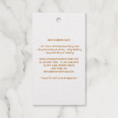 Dog Breeds Puppies Pet ギフトタグ (裏面)