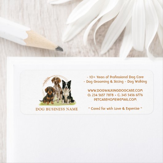 Dog Breeds Watercolor ラベル (インサイチュ)