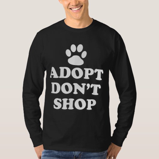 Dog Caを採用する動物権利の救済を購入しない Tシャツ (正面)