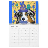 Dog Calendar カレンダー (3月 2027)