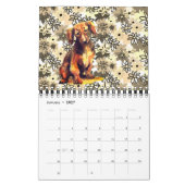 DOG calendar カレンダー (1月 2027)