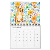 DOG calendar カレンダー (2月 2026)